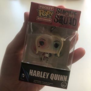 Harley Quinn funko pop keychain add on